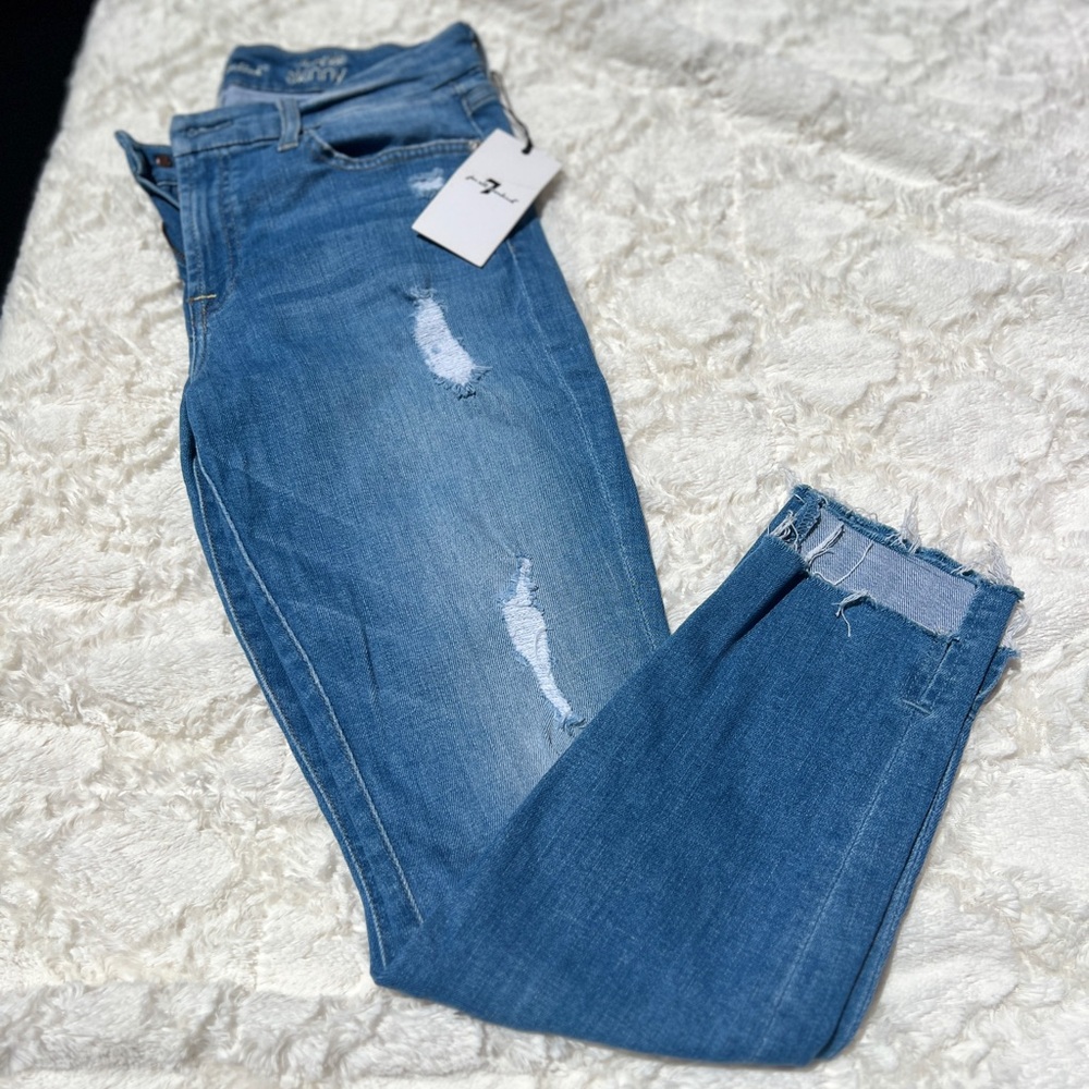 7 For All Mankind Ankle Skinny Jeans